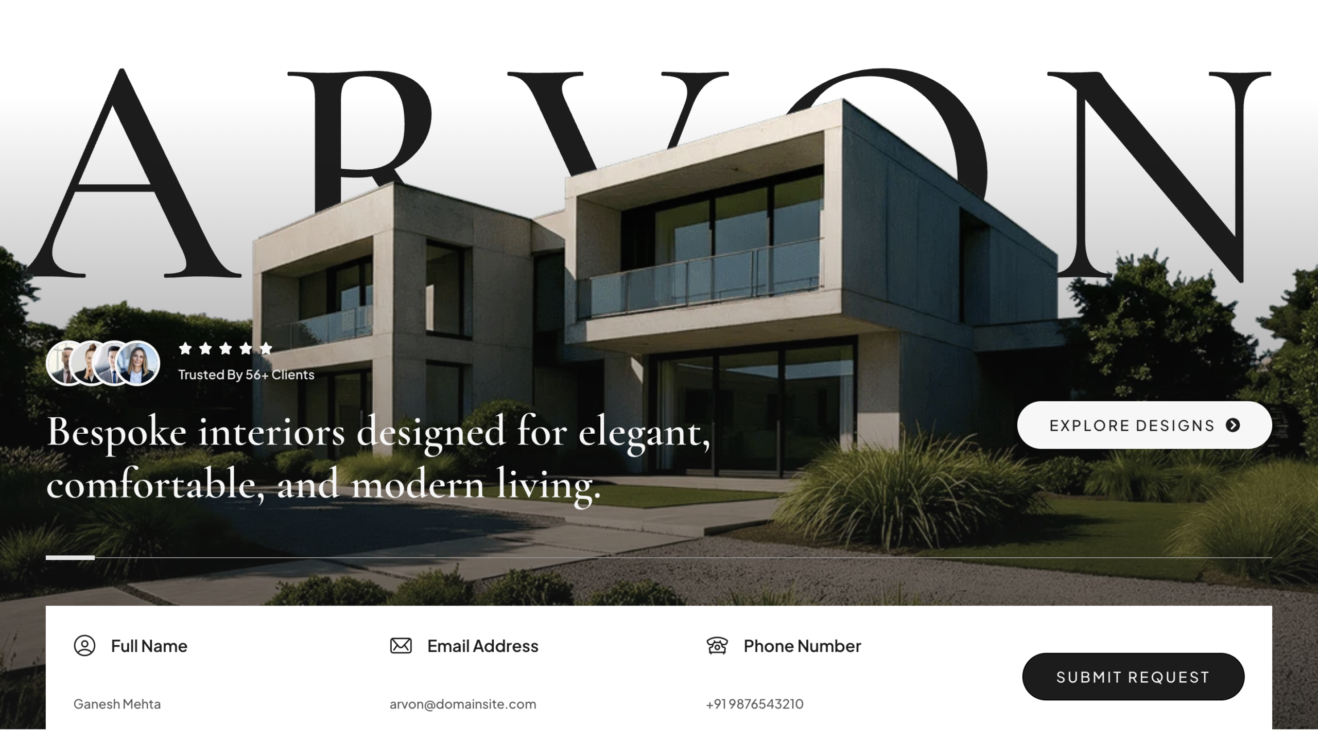 Demo website preview one